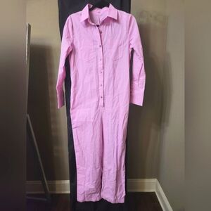 Pink Linen Romper jumpsuit jumper